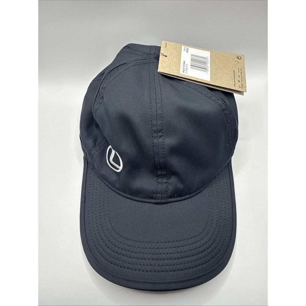 Nike AeroBill Featherlight Tennis Hat - Black /White With Lexus Logo NWT Rare